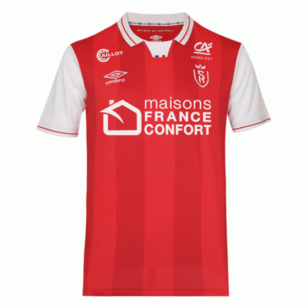 Stade Reims Soccer Jersey Home Replica 2021/22